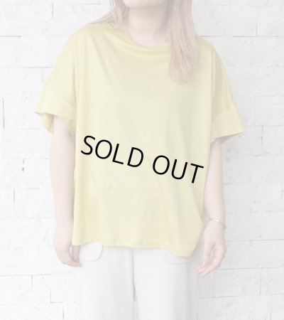 画像1: 30%OFF！テンセルコットンダブルジャージドレープワイドTシャツ《セール商品につき返品不可》