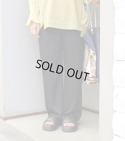 画像1: 50%OFF！ビスコースウールツイルイージーパンツ《セール商品につき返品不可》