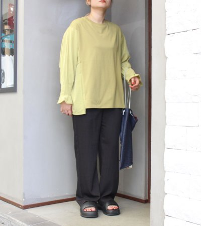 画像2: 30%OFF！ビスコースウールツイルイージーパンツ《セール商品につき返品不可》