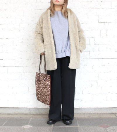 画像10: 20%OFF！ウールファーロングコート《セール商品につき返品不可》