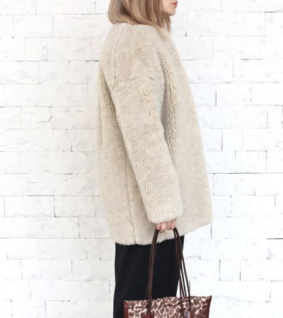 画像11: 20%OFF！ウールファーロングコート《セール商品につき返品不可》