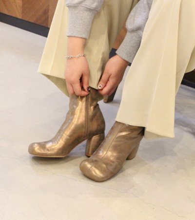 画像1: スクエアショートブーツ　square short boots