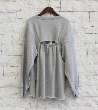 画像37: バックオープンスウェット　BACK OPEN SWEAT