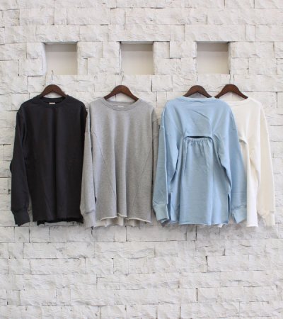 画像1: 30%OFF！バックオープンスウェット　BACK OPEN SWEAT《セール商品につき返品不可》