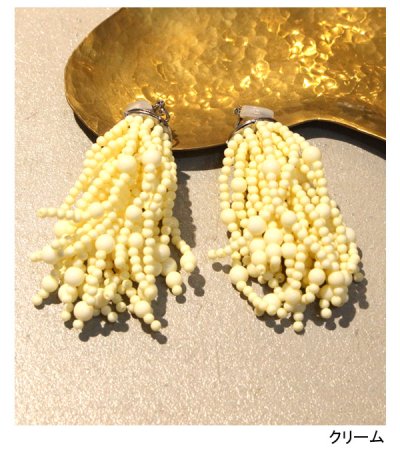 画像29: 30%OFF！ボールフリンジイヤリング　Ball Fringe Earring《セール商品につき返品不可》