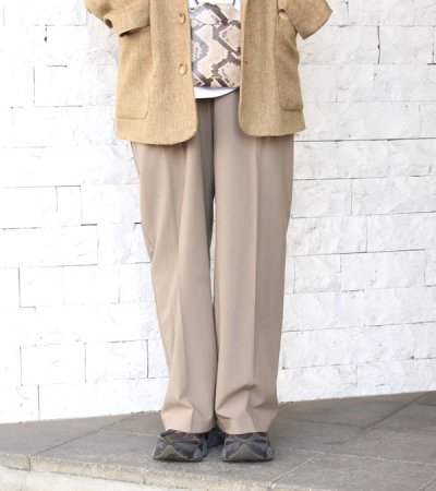 画像1: ヘザータックトラウザー　Heather Tuck Trousers