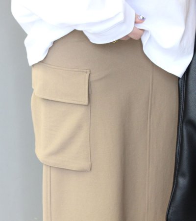 画像6: 40%OFF！ストレッチドビーマキシカーゴスカート《セール商品につき返品不可》