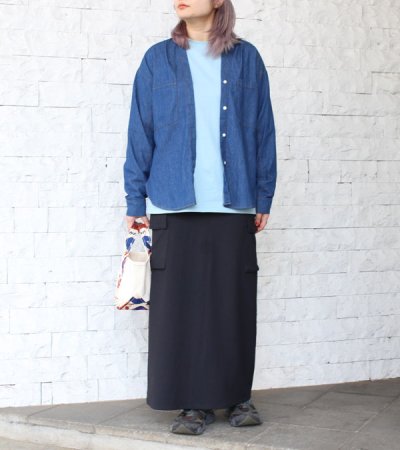 画像13: 40%OFF！ストレッチドビーマキシカーゴスカート《セール商品につき返品不可》