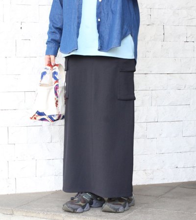 画像12: 40%OFF！ストレッチドビーマキシカーゴスカート《セール商品につき返品不可》