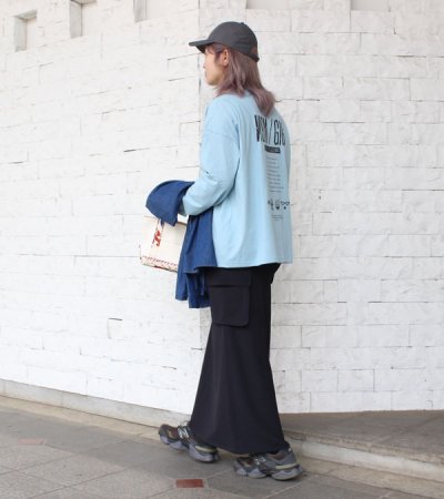 画像24: 40%OFF！ストレッチドビーマキシカーゴスカート《セール商品につき返品不可》