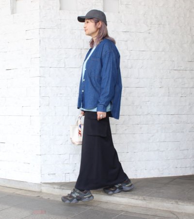 画像21: 40%OFF！ストレッチドビーマキシカーゴスカート《セール商品につき返品不可》