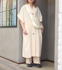 20%OFF！ハーフスリーブコクーンコート　Halfsleeve Cocoon Coat《セール商品につき返品不可》