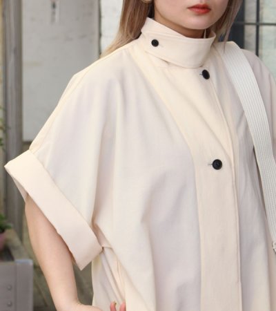 画像8: 20%OFF！ハーフスリーブコクーンコート　Halfsleeve Cocoon Coat《セール商品につき返品不可》