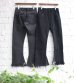 画像1: フリンジフレアデニムパンツ（ブラック）　circa make fringe denim pants (1)