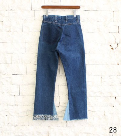 画像18: 20%OFF！フリンジフレアデニムパンツ（ブルー）　circa make fringe denim pants《セール商品につき返品不可》