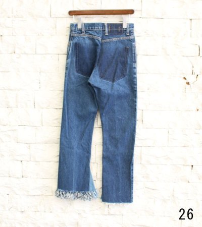画像16: 20%OFF！フリンジフレアデニムパンツ（ブルー）　circa make fringe denim pants《セール商品につき返品不可》