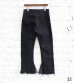 画像21: フリンジフレアデニムパンツ（ブラック）　circa make fringe denim pants