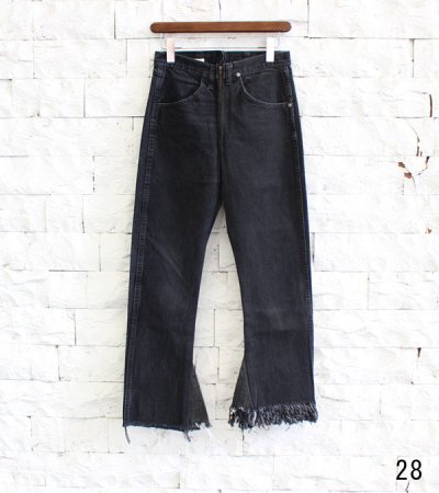 画像16: 20%OFF！フリンジフレアデニムパンツ（ブラック）　circa make fringe denim pants《セール商品につき返品不可》