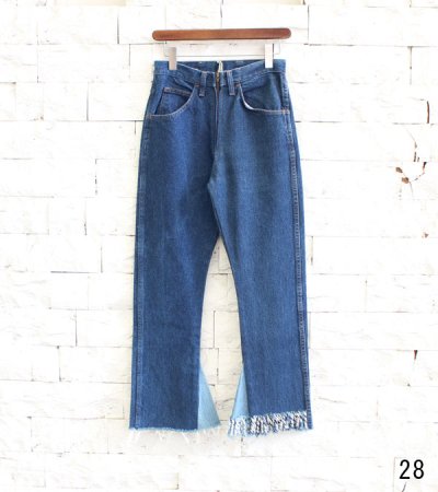 画像17: 20%OFF！フリンジフレアデニムパンツ（ブルー）　circa make fringe denim pants《セール商品につき返品不可》