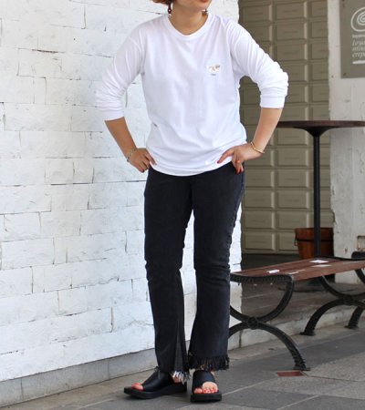 画像3: 20%OFF！フリンジフレアデニムパンツ（ブラック）　circa make fringe denim pants《セール商品につき返品不可》