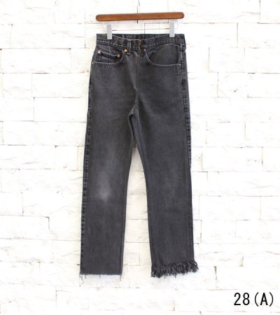 画像14: 20%OFF！フリンジスリムデニムパンツ(ブラック)　fringe slim denim pants《セール商品につき返品不可》