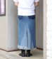 画像6: ロングデニムスカート(length90)　circa make long denim skirt