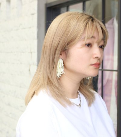 画像2: 20%OFF！ボールフリンジイヤリング　Ball Fringe Earring《セール商品につき返品不可》