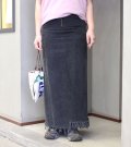 ロングデニムスカート(length100)　circa make long denim skirt