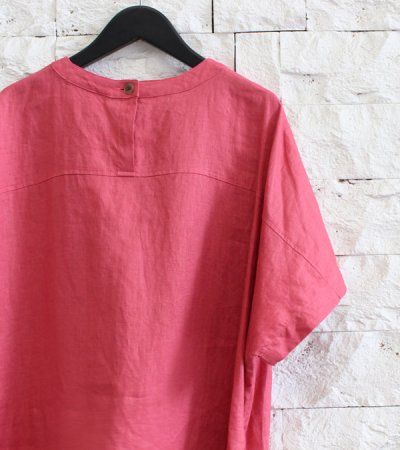 画像14: 30%OFF！ウォッシュド40sリネンキャンバスサイドボタンワンピース《セール商品につき返品不可》