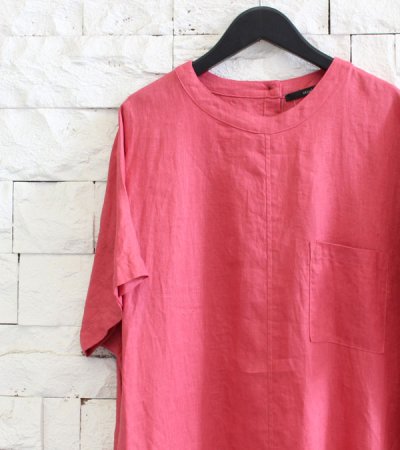 画像9: 30%OFF！ウォッシュド40sリネンキャンバスサイドボタンワンピース《セール商品につき返品不可》