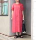 画像2: 20%OFF！ウォッシュド40sリネンキャンバスサイドボタンワンピース《セール商品につき返品不可》 (2)
