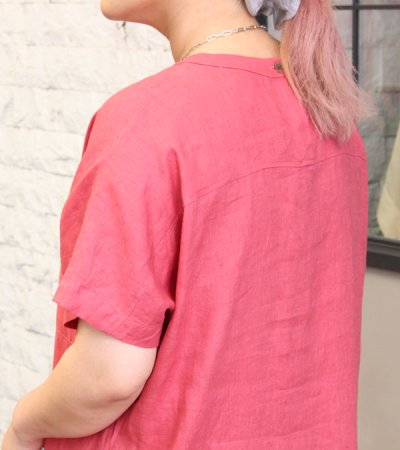 画像5: 30%OFF！ウォッシュド40sリネンキャンバスサイドボタンワンピース《セール商品につき返品不可》