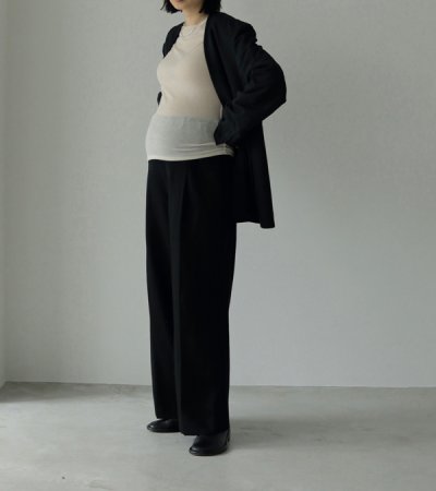 画像10: タックワイドパンツ　Tuck Wide Pants　アンヌーク