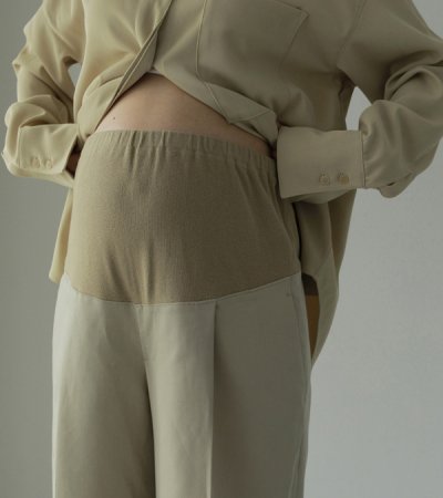 画像1: タックワイドパンツ　Tuck Wide Pants　アンヌーク