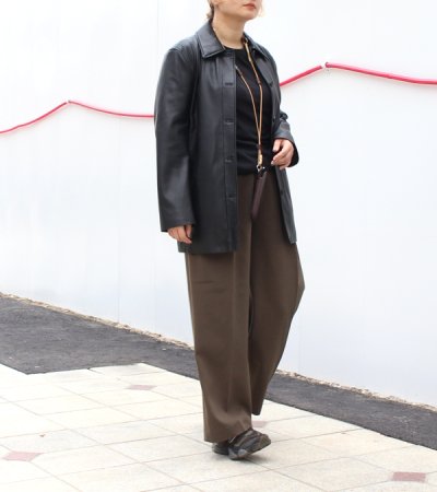 画像15: 30%OFF！エコレザーステンカラージャケット　Ecoleather Soutiencollar Jacket《セール商品につき返品不可》