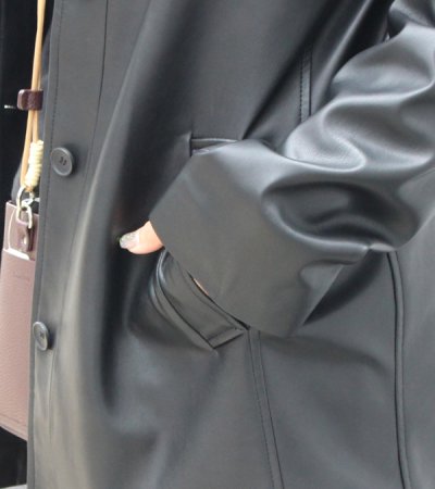 画像21: 30%OFF！エコレザーステンカラージャケット　Ecoleather Soutiencollar Jacket《セール商品につき返品不可》