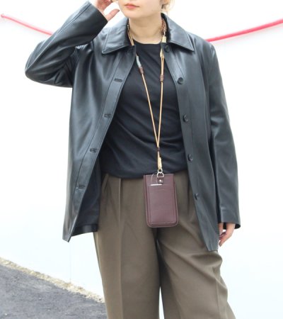 画像14: 30%OFF！エコレザーステンカラージャケット　Ecoleather Soutiencollar Jacket《セール商品につき返品不可》