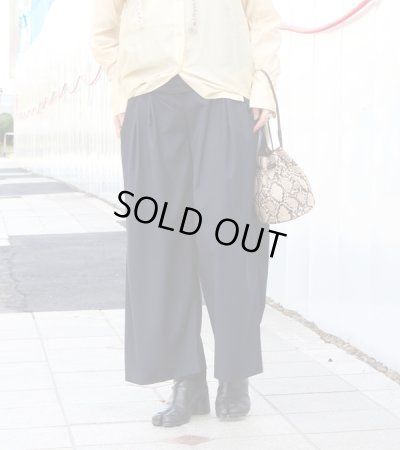 画像1: 20%OFF！3タックワイドパンツ　 3tuck Wide Pants《セール商品につき返品不可》