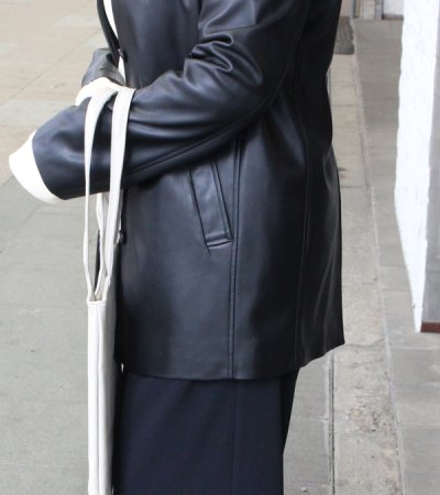 画像11: 30%OFF！エコレザーステンカラージャケット　Ecoleather Soutiencollar Jacket《セール商品につき返品不可》