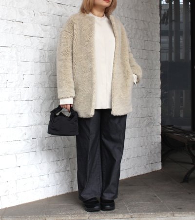 画像3: 20%OFF！ウールファーロングコート《セール商品につき返品不可》