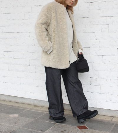 画像6: 20%OFF！ウールファーロングコート《セール商品につき返品不可》