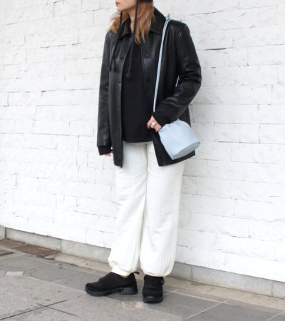 画像2: 20%OFF！エコレザーステンカラージャケット　Ecoleather Soutiencollar Jacket《セール商品につき返品不可》