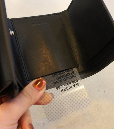 画像10: レザーコンパクトウォレット　Leather Compact Wallet