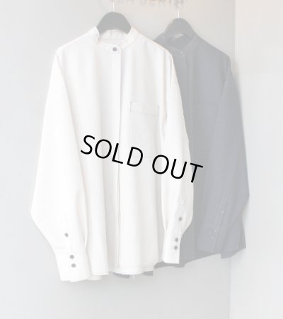 画像1: スタンドカラーカットオフシャツ　Standcollar Cutoff Shirts