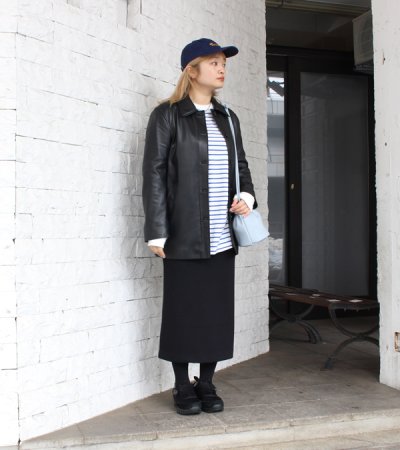 画像12: 30%OFF！エコレザーステンカラージャケット　Ecoleather Soutiencollar Jacket《セール商品につき返品不可》