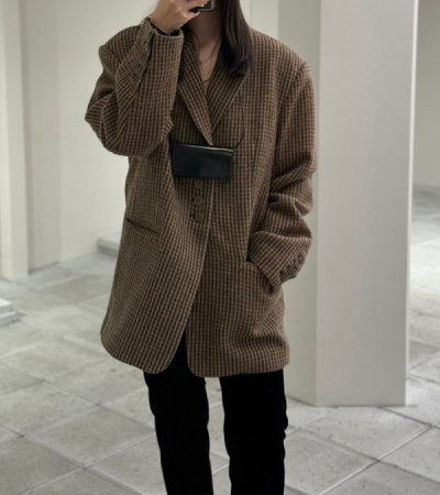 画像21: ウール100%チェックジャケット　Wool100% Check Jacket