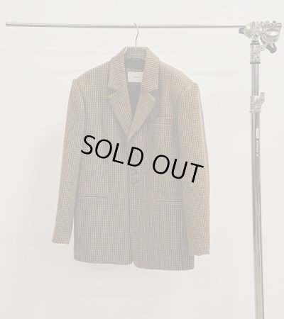 画像1: ウール100%チェックジャケット　Wool100% Check Jacket