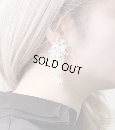 画像2: バイカラービーズイヤリング　Bicolor Beads Earring