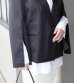 画像9: サテンスリットジャケット　Satin Slit Jacket