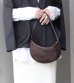 画像8: レザーラウンドバッグ　Leather Round Bag